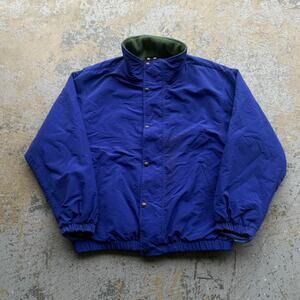 Vintage The North Face Blue Soft Shell Jacket Sz M Made In USA